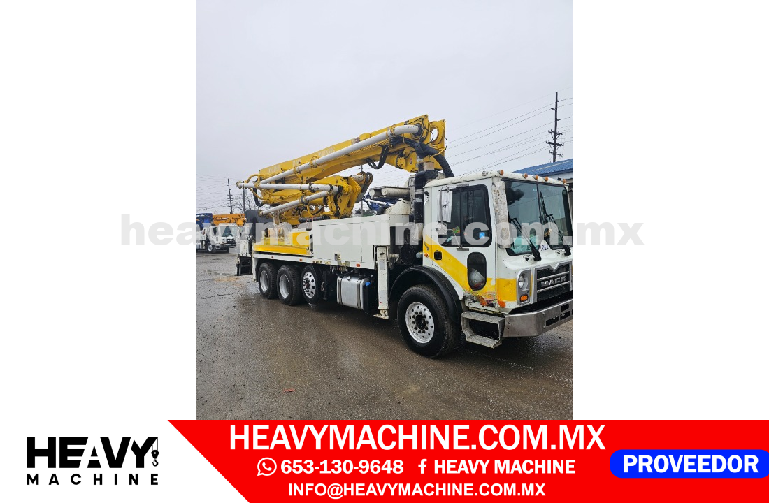 Concreto Bomba de Concreto 2014 MACK MRU613