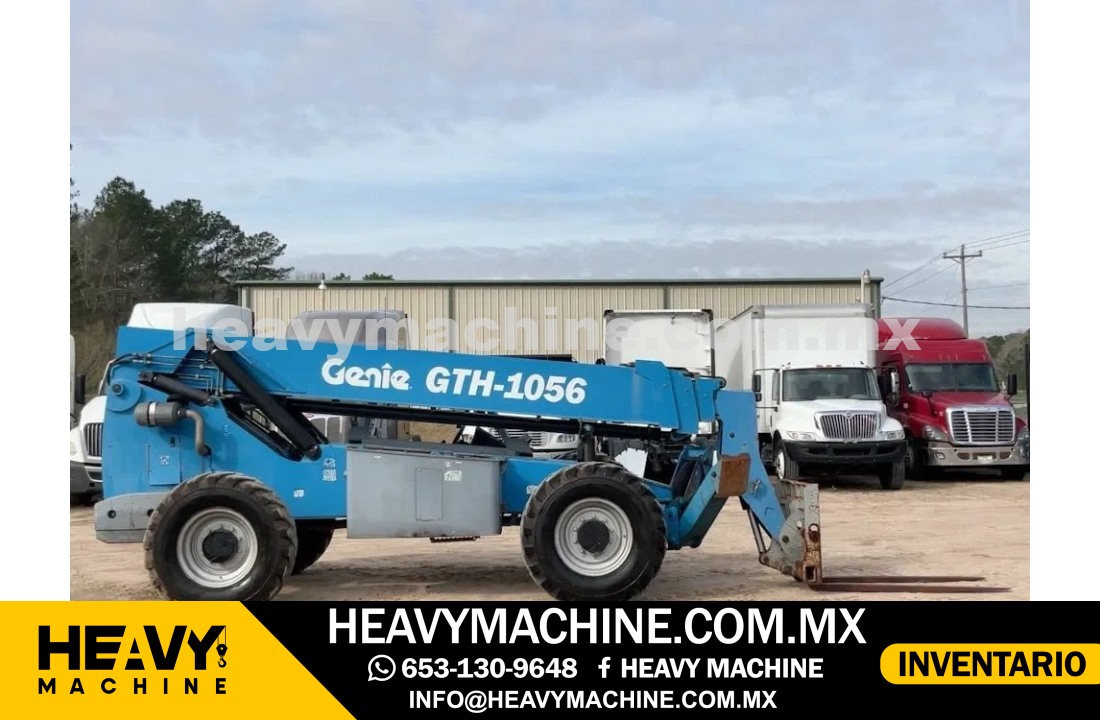 Equipo de elevación Telehandler 2007 GENIE GTH-1056
