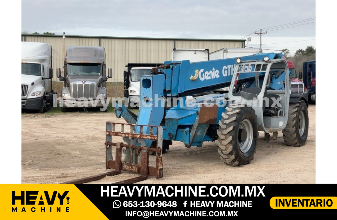 Equipo de elevación Telehandler 2007 GENIE GTH-1056