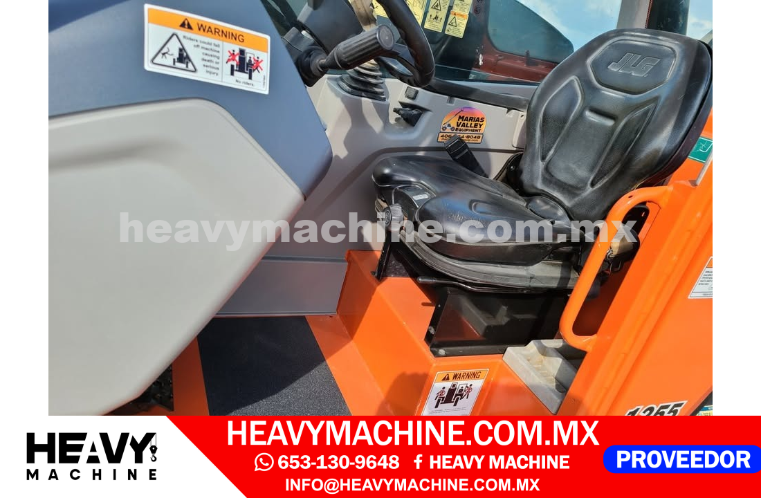 Equipo de elevación Telehandler 2017 JLG 1255