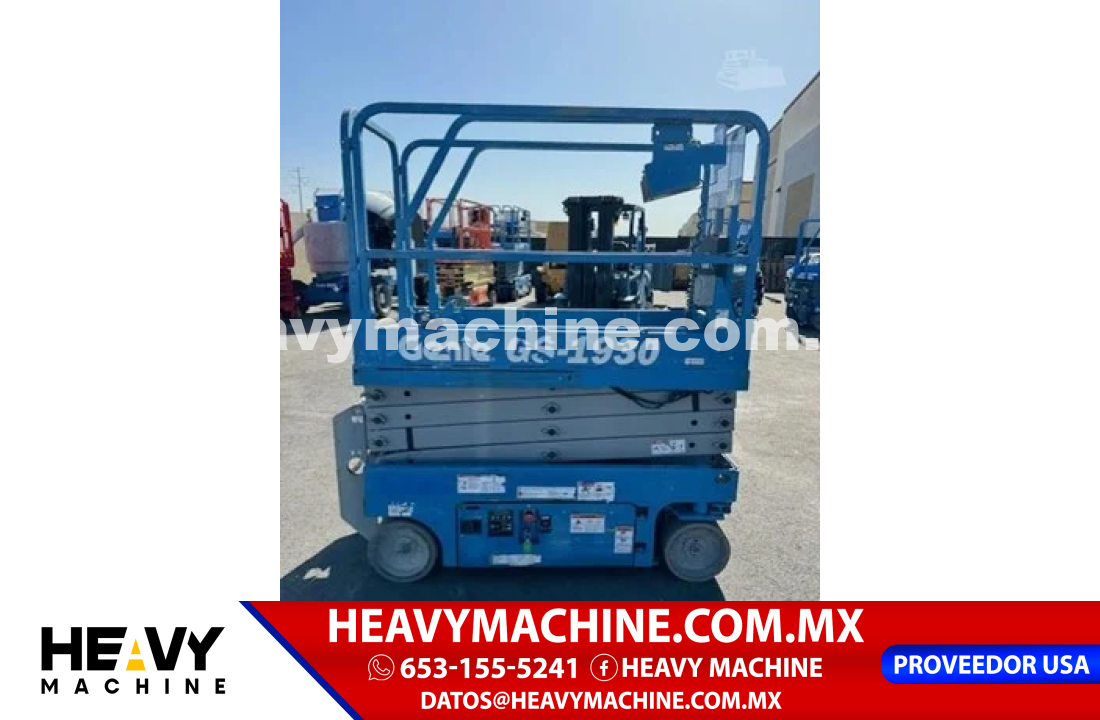 Equipo de elevación Tijera 2015 Genie GS1930