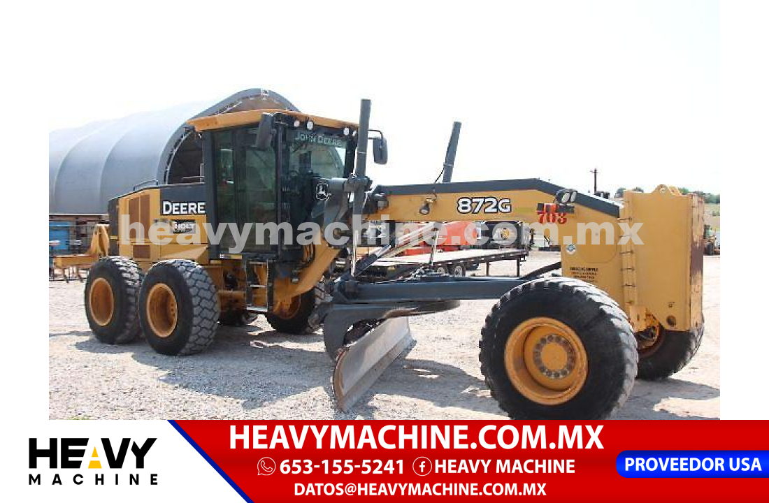 Maquinaria Pesada Motoconformadora 2009 JOHN DEERE 872G